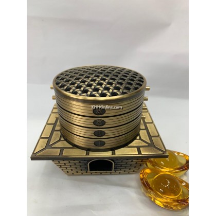 4寸蒸蒸日上檀香炉
